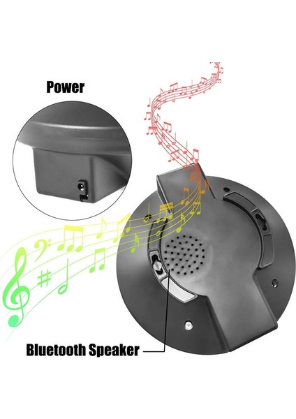 10W Bluetooth Su Dalgalanma Lazer Yıldız Projektör Işığı - Çok Renkli (Yurt Dışından)