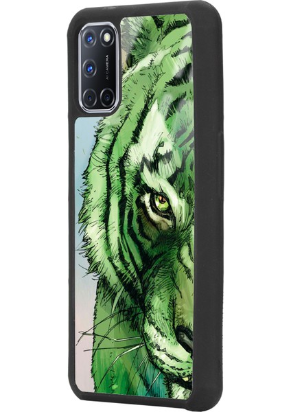 Oppo A72 Green Kaplan Tasarımlı Glossy Telefon Kılıfı fiyatları