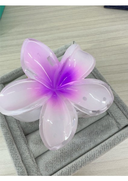 Lila Lotus Çiçeği Mandal Toka