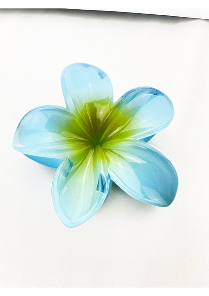 Mavi Lotus Çiçeği Mandal Toka