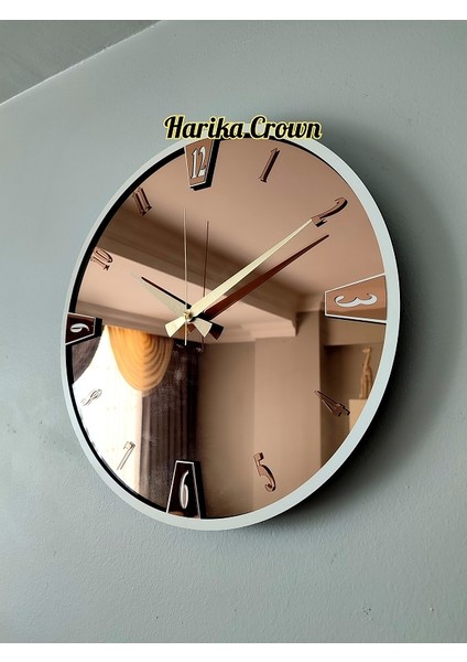Gerçek Aynalı Dekoratif Duvar Saati (40- 50 Cm) fiyatları