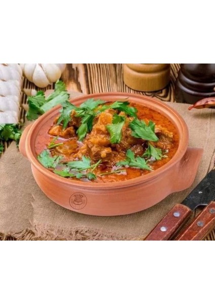 ELZ113 Kulplu Toprak Tencere 3.75 Lt