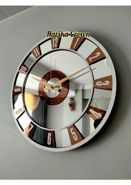 Gerçek Aynalı Dekoratif Duvar Saati (40- 50 Cm) fiyatları