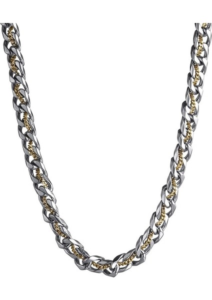 Kolye Erkek Hip Hop Aksesuarları Köprücük Kemiği Zinciri (Yurt Dışından)