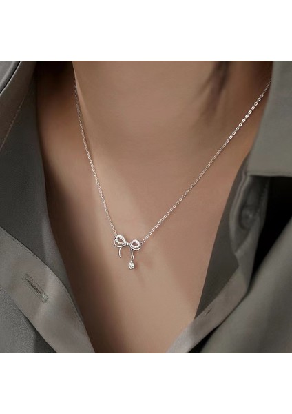 Papyon Kolye Köprücük Kemiği Zincir Peplum Kolye (Yurt Dışından)