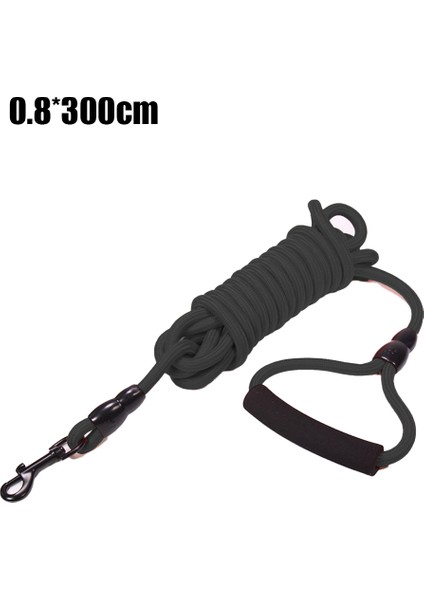 Adet Köpek Yürüyüş Tasması-8mm/siyah 25 Pound Içinde 5 Metre (Yurt Dışından)