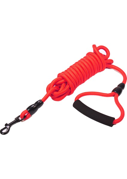 1 Adet Köpek Yürüyüş Tasması-8mm/kırmızı 10 Metre Içinde 25 Pound (Yurt Dışından)