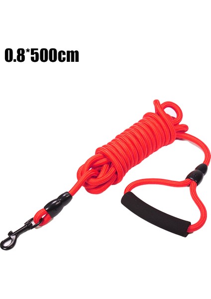 1 Adet Köpek Yürüyüş Tasması-8mm/kırmızı 10 Metre Içinde 25 Pound (Yurt Dışından)