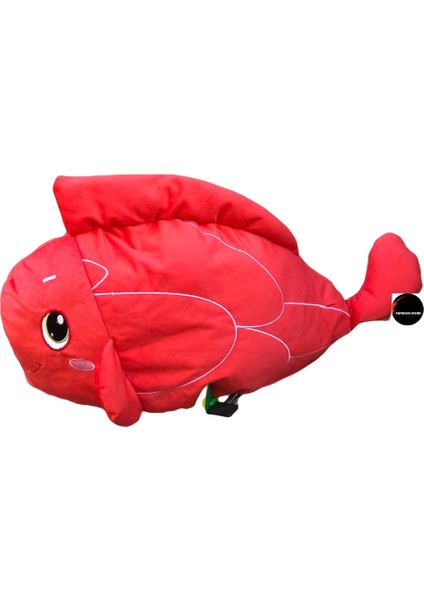 Top Rock Store Şarkı Söyleyen Kırmızı Balık Peluş Dev Boy 60CM