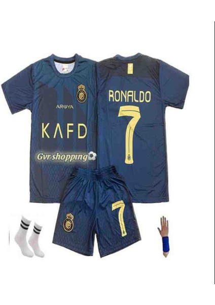 Al Nasr Ronaldo Yeni Sezon Çocuk Taraftar Formasi 4lü Takim