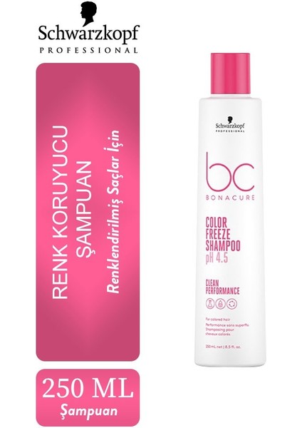 Schwarzkopf Bc Clean Renk Koruyucu Şampuan 250ml 3 Adet