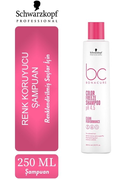 Schwarzkopf Bc Clean Renk Koruyucu Şampuan 250ml 4 Adet