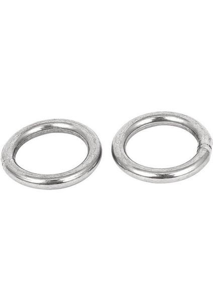 20MM x 3mm Paslanmaz Çelik Dokuma Çemberleme Kaynaklı O Ringler 5 Adet (Yurt Dışından)