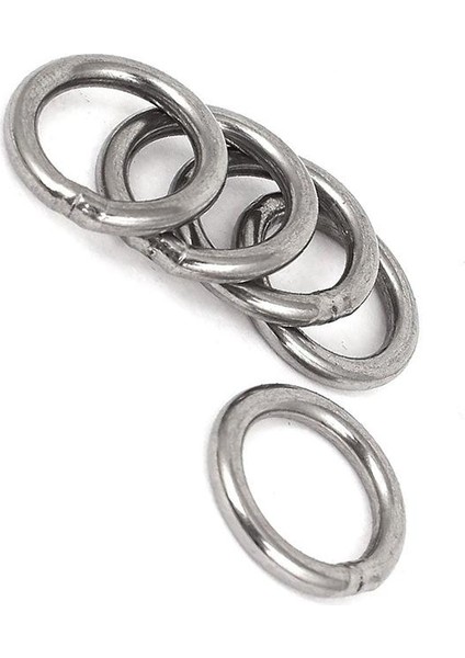 20MM x 3mm Paslanmaz Çelik Dokuma Çemberleme Kaynaklı O Ringler 5 Adet (Yurt Dışından)