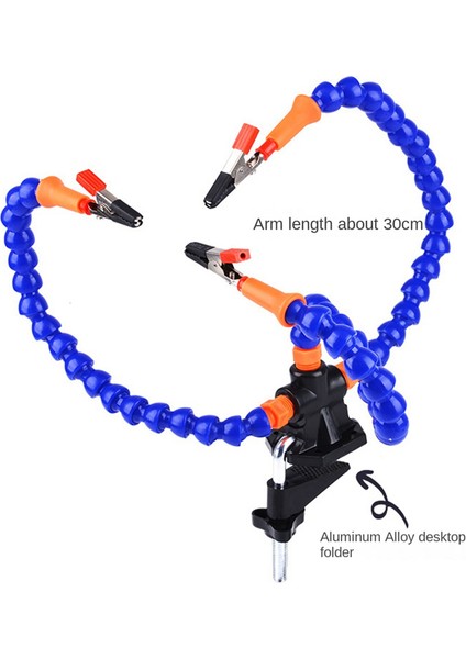 3 Esnek Kollu Masa Kelepçesi Lehimleme Istasyonu (3 Pençe) (Yurt Dışından) modelleri