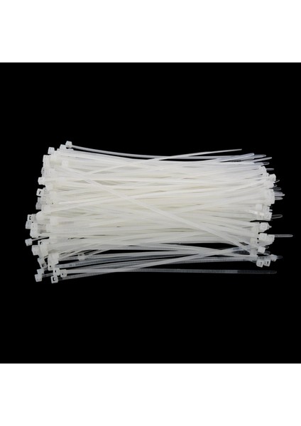 Zip BAĞLARI-400 x Kablo Bağları-Beyaz (Yurt Dışından)