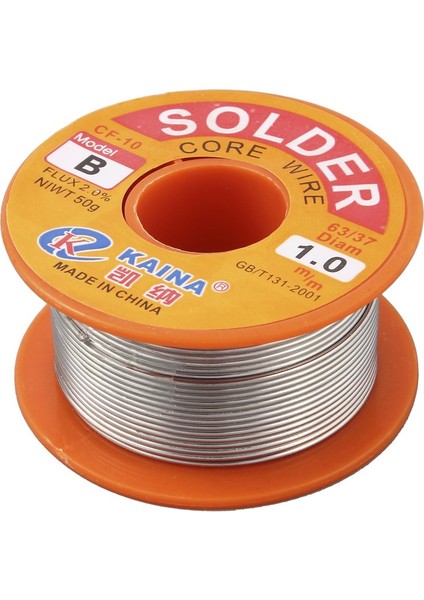 1mm Rosin Çekirdek Lehim 63/37 Kalay Kurşun Hattı Akı Kaynak Demir Tel Makarası (Yurt Dışından) fiyatları