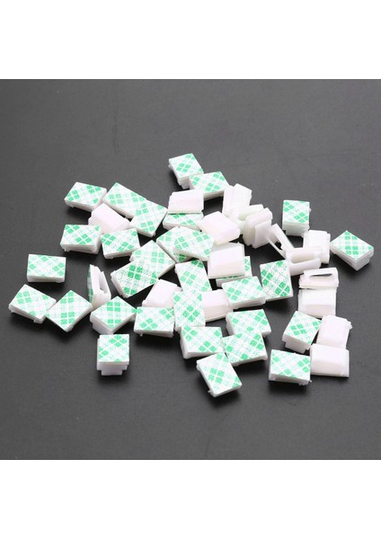 Kendinden Yapışkanlı Tel Paketi Tutucu Kravat Montaj Klipsi, 7 mm Genişlik, 150 Parça (Yurt Dışından)