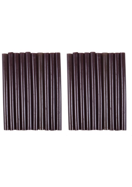 20 Adet 100MM x 7mm Yapıştırıcı Sıcak Tutkal Çubukları Sıcak Tutkal Tabancası Kahverengi (Yurt Dışından)