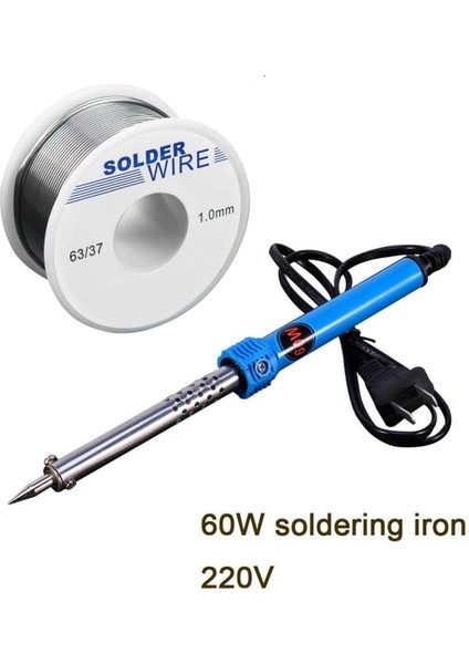 [ayak Izi] Ücretsiz # Akı Özlü Tel ### 60W Yüksek Kaliteli Ab 220V Elektrikli Havya Isıtma Aracı Sıcak Demir Kaynak (Yurt Dışından)