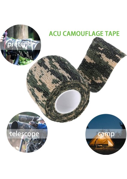 Elastik Su Geçirmez Açık Av Kamp Gizli Sarma Bandı (Yurt Dışından)