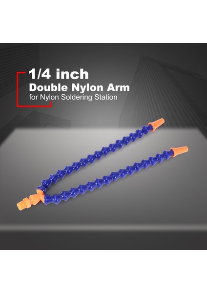 1 Adet Yardım El Lehimleme Istasyonuna Yardımcı Olmak Için Çift Esnek Naylon Kol (Yurt Dışından)