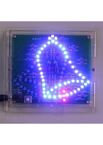 Dıy Elektronik Kiti Dc 4.5-5 V Salıncak Rüzgar Ahenge Windbell Lehimleme Projesi Uygulama Öğrenme Kiti, Durumda Olmadan (Yurt Dışından)