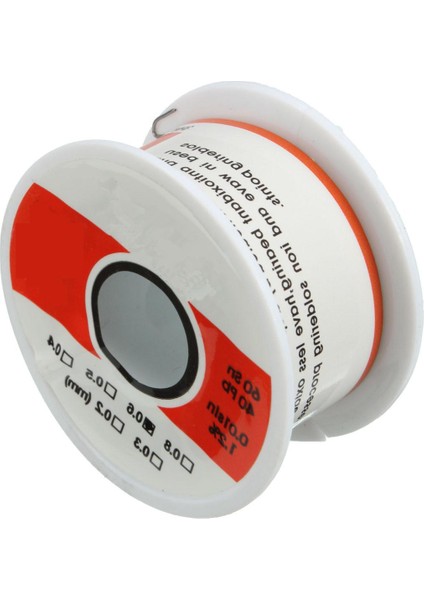 60SN 40PB 0.6mm Kalay Kurşun Rosin Çekirdek Lehim Lehimleme Teli Araçları 50G Akı: 1.2% (Yurt Dışından)