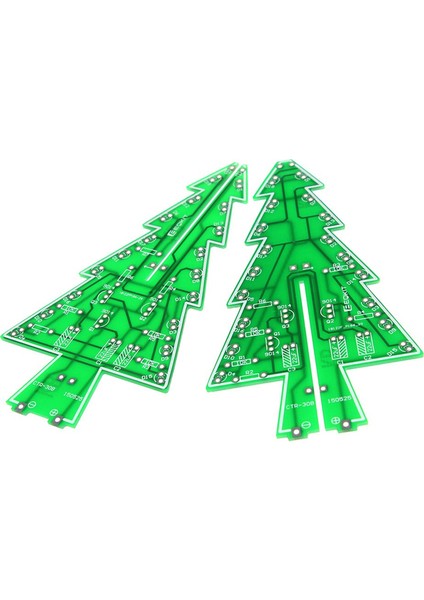Eeqkıt Dıy Noel Ağaçları Lehimleme Projesi, 3D Noel Ağaçları LED Seti Kiti Dıy Elektronik Kiti Lehimleme Montaj 7 Renk Eğlence Kiti (Yurt Dışından)