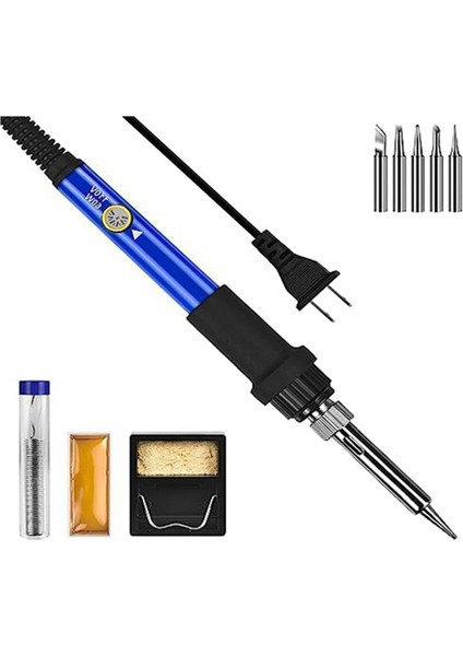 Havya Kiti Havya Tabancasıhavya Kiti 9'u 1 Arada 60W, 5 Demir Uçluus Plug (Yurt Dışından)