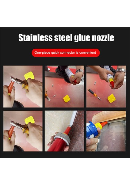18 Adet Paslanmaz Çelik Kalafat Memesi Aplikatör Kalafat Sonlandırıcı Tutkal Silikon Mastik Bitirme Aracı Mutfak Banyo (Yurt Dışından) fırsatları