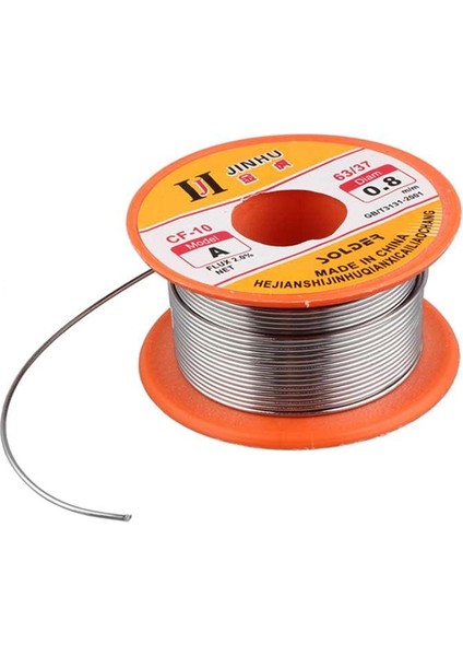 Jınhu 0.8mm 50G Kalay Tel Kalay Kurşun Eriyik Rosin Çekirdek Akı Lehim Lehimleme Kaynak Teli (Yurt Dışından)