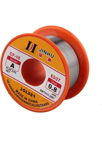 Jınhu 0.8mm 50G Kalay Tel Kalay Kurşun Eriyik Rosin Çekirdek Akı Lehim Lehimleme Kaynak Teli (Yurt Dışından)