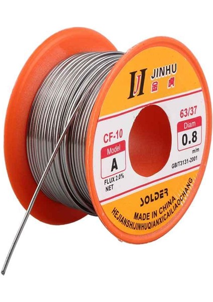 Jınhu 0.8mm 50G Kalay Tel Kalay Kurşun Eriyik Rosin Çekirdek Akı Lehim Lehimleme Kaynak Teli (Yurt Dışından)