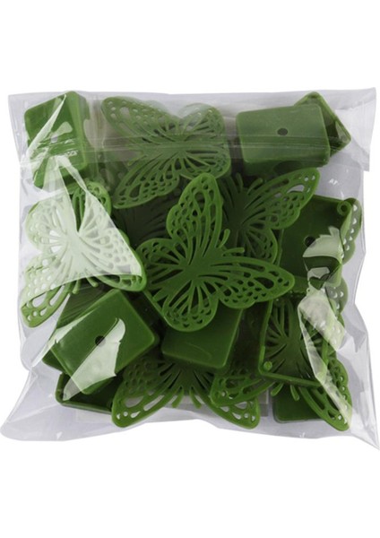 10 Adet Bitki Tırmanma Görünmez Braket Kelebek Şekilli Duvar Toka Yaprak Klip Çekiş Braketi Bahçe Tesisi Sabitleyici (Yurt Dışından)