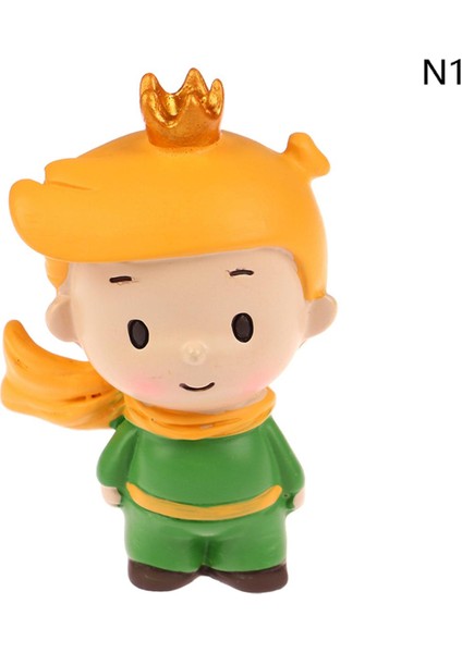 Adet Sevimli Küçük Prens Masaüstü Ev Dekorasyon Süs Yaratıcı Oturma Odası Basit Modern Araba Pişirme Reçine El Sanatları Jessica (Yurt Dışından)