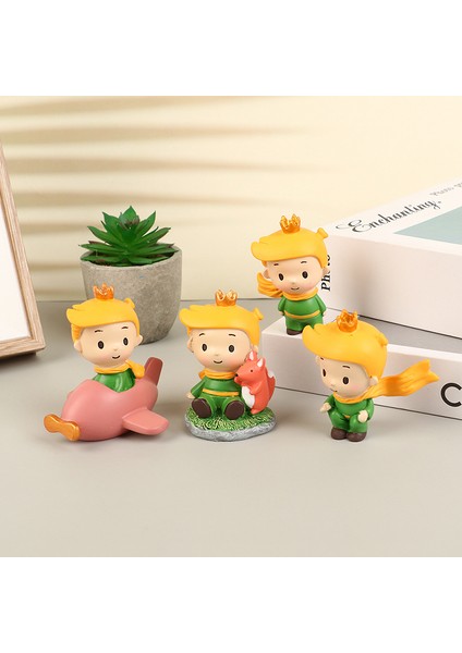 Adet Sevimli Küçük Prens Masaüstü Ev Dekorasyon Süs Yaratıcı Oturma Odası Basit Modern Araba Pişirme Reçine El Sanatları Jessica (Yurt Dışından) fiyatları