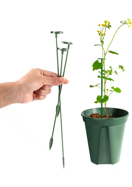 10 Adet Bitki Şekli Braketi/yatma Önleyici Phalaenopsis Çiçek Destekleri/bahçe Için Tek Kök Çalı Tutucu (Yurt Dışından) indirimleri