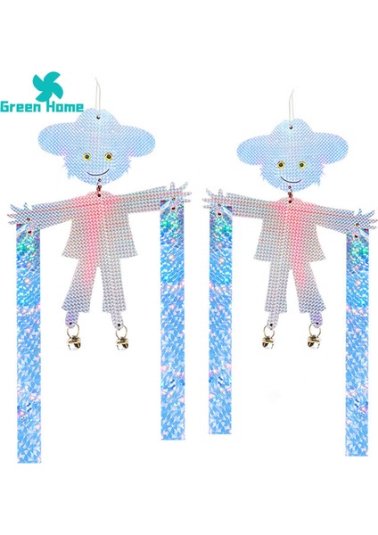 Yeşil Ev Korkuluk Su Geçirmez Çift Taraflı Yansıtıcı Kuş (Yurt Dışından) modelleri