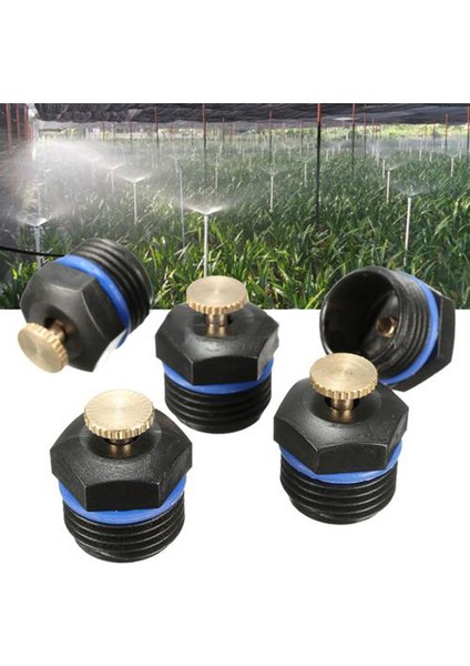 10 Adet/takım 1/2 Inç DN15 Iplik Bahçe Sprinkler Çim Sulama Yağmurlama Başlığı Mj (Yurt Dışından)