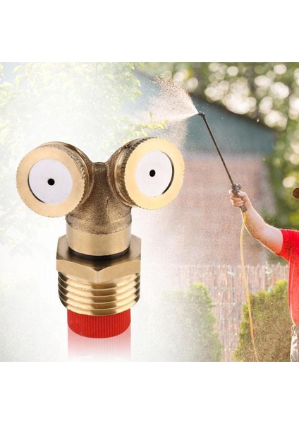 2 Adet Pirinç Püskürtme Sisleme Memesi Tarımsal Bahçe Yağmurlama Sulama Püskürtücü (Yurt Dışından) modelleri