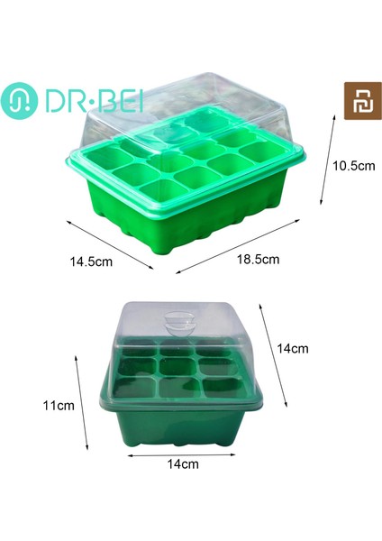 Dr Beı Çimlenme Bitki Tepsisi Uzun Ömürlü Bitki Fidanlık Tepsisi Çiçek Başlangıç Bahçe Malzemeleri (Yurt Dışından)