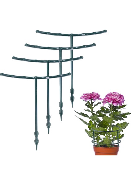 1/2 Adet Bahçe Tesisi Destek Kafesi Katlı Çiçek Standı Tutucu Plastik Yarı Daire Yeşil Ev Meyve Bahçesi Çubuk Ev Bahçe Bonsai Aracı (Yurt Dışından) fırsatları
