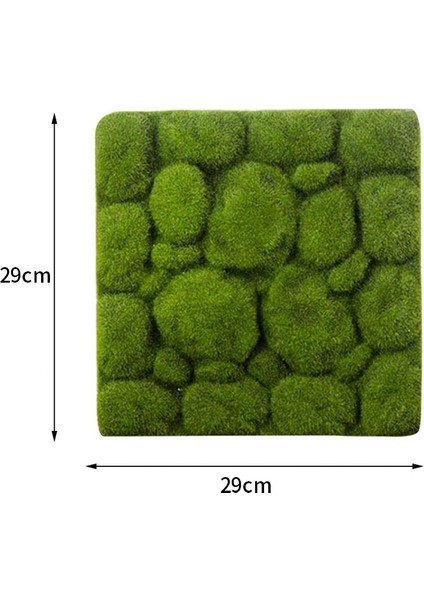 Çim Mat-Taş Şekli Kapalı Yeşil Yapay Çimler Çim Halı Ev Otel Duvar Balkon Dekor Için Sod Moss (Yurt Dışından) modelleri