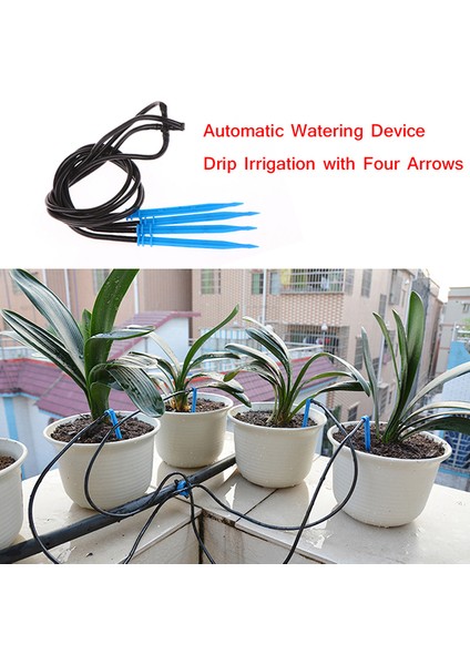 Adet Otomatik Sulama Cihazı 4 Yönlü Dirsek Ok Damlatıcı ile Damla Sulama Podazz (Yurt Dışından) indirimleri