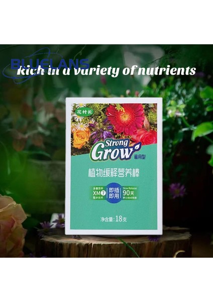 Bahçe Tesisi Gübre Spike 18 Adet Yavaş Salınımlı Besin Çubukları ile Bitkinin Büyümesini Artırır Kapalı Açık Bahçeler Için Mükemmel Doğal Bitkiler Gübre Spike (Yurt Dışından)