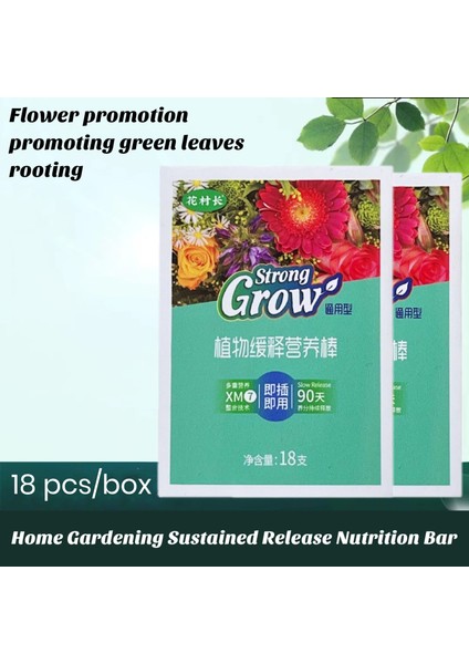 Bahçe Tesisi Gübre Spike 18 Adet Yavaş Salınımlı Besin Çubukları ile Bitkinin Büyümesini Artırır Kapalı Açık Bahçeler Için Mükemmel Doğal Bitkiler Gübre Spike (Yurt Dışından) fırsatları