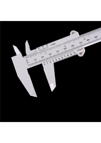 Inç 150MM Plastik Cetvel Sürgülü Ölçer Sürmeli Kumpas Takı Ölçme Aracı (Yurt Dışından)