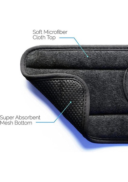 Adet Musluk Emici Ped Lavabo Sıçrama Kapağı Mikrofiber Musluk Sıçrama Kapağı Mutfak Banyo Tezgahı Koruma Pedi (Yurt Dışından)