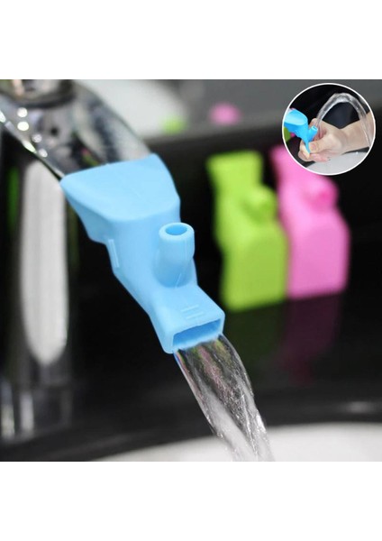 Yüksek Elastik Su Musluk Uzatma Silikon Musluk Genişletici Lavabo Çocuk Yıkama Cihazı Musluk Kılavuzu Musluk Uzatıcılar Banyo Mutfak Aksesuarları (Yurt Dışından)